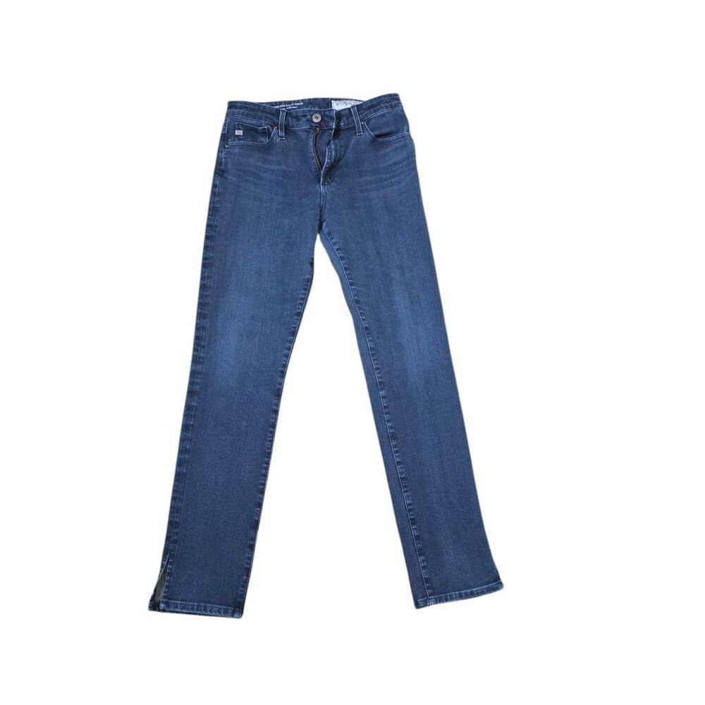 Anthropologie High Rise Stevie Ankle Slim Jeans Womens Size 26R Dark Blue